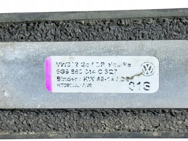 Barra de tejadilho direita prateada OEM 5G9860044C VW Golf VII image 8