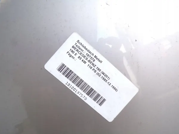 Elsolpanel OEM SZYBERDACH ELEKTRYCZNY MERCEDES W201 190 image 3
