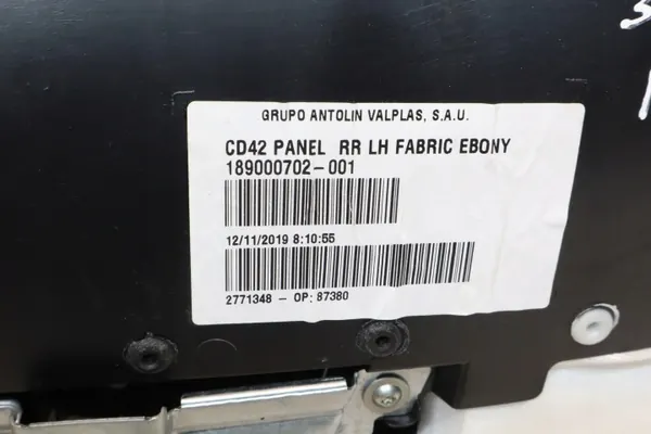 Ford OEM 189000702-001 Vänster Bakdörrsinnerpanel image 7