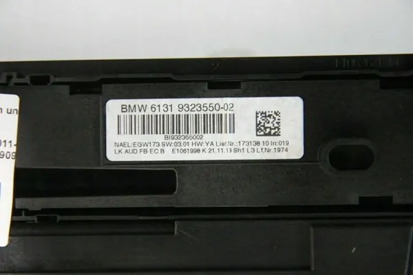 Panneau climatisation BMW 3 OEM 64119320343 image 8