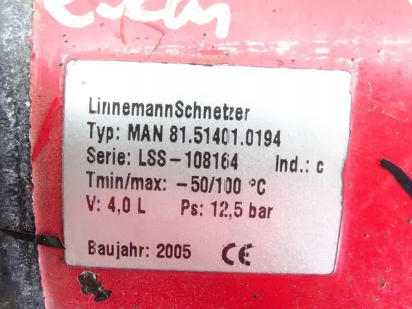 MAN TGA Luftbehälter OEM 81.51401-0194 4L 25cm image 5
