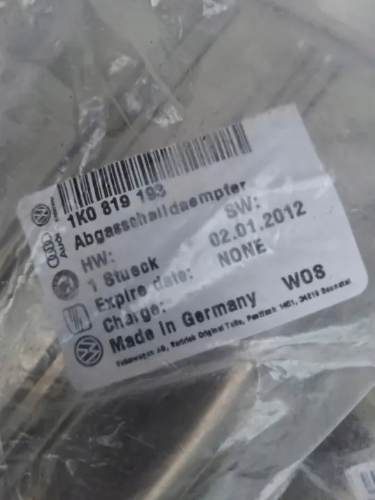 OEM 1K0819193 Webasto Heizungs-Schalldämpfer - Gebraucht image 3