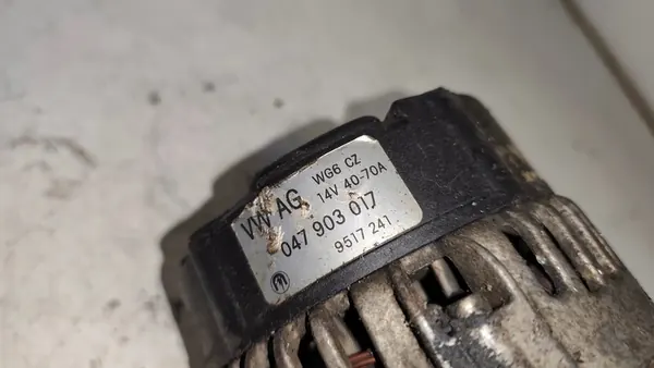 ALTERNATOR VOLKSWAGEN FABIA 1.4 70A OEM 047903017 image 2