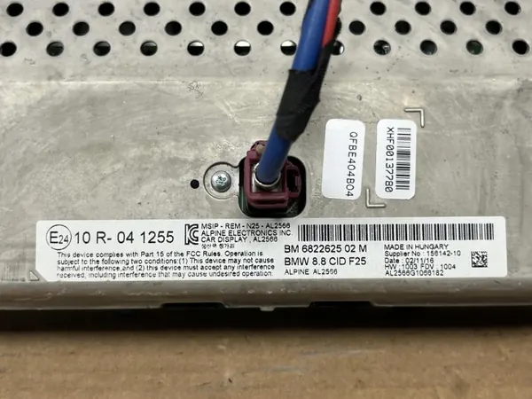 Pantalla Navegación BMW OEM 6822625 - Usado image 4