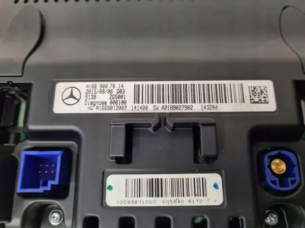 Mercedes Zentraldisplay OEM A1669012002 Gebraucht image 4