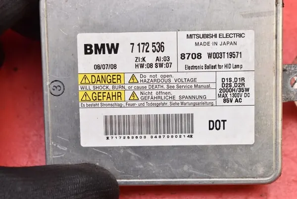 Xenon-Converter Rechts 7172536 BMW E90 E91 08-13 image 3