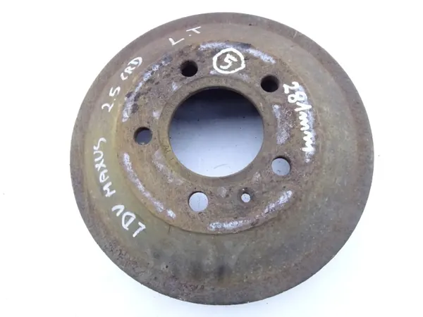Tambor de freio traseiro LDV MAXUS 04-09 282mm 16'' OEM image 2