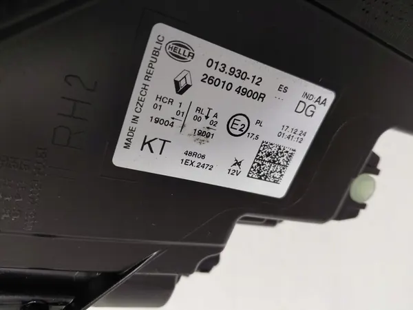 Oikea Full Led -lamppu Renault Captur II image 4