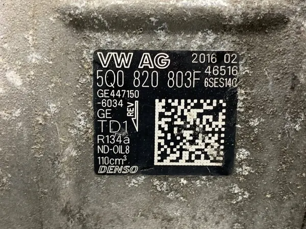 Compressor AC VW Golf VII 1.6 110CV 5Q0820803E image 4