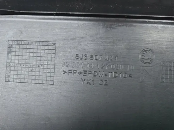 SKODA FABIA II 5J RS Paraurti Posteriore 5J6807421 S22 image 9