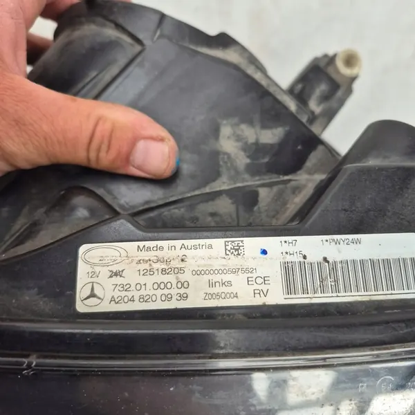 MERCEDES GLK W204 LIFT 12- LINKER VOORLICHT A2048200939 image 8