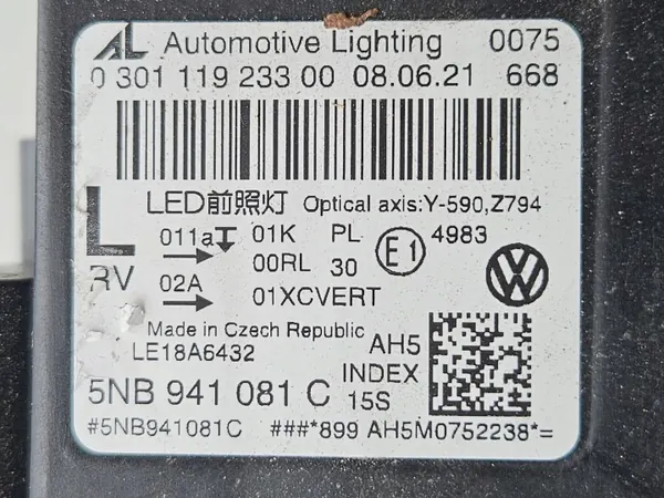 Kit phare LED OEM 5NB941081C pour VW Tiguan image 4