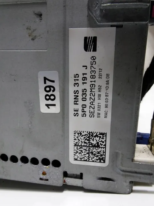 Radio Navigation SEAT Leon II OEM 5P0035191J image 6