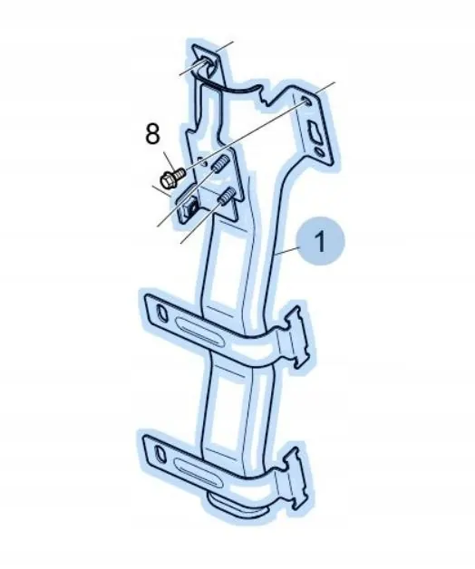 Scania Halterung OEM 2556914 - Gebraucht image 4