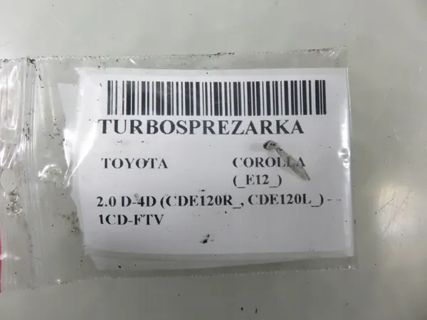 TURBOCOMPRESOR TOYOTA AVENSIS T25 2.0 D4D image 8