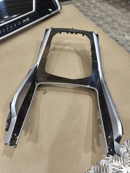 BMW X6 G06 LCI Garniture Console OEM 9634799 Bois Fineline image 6
