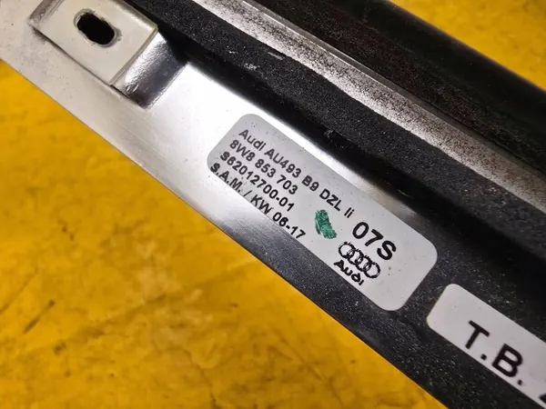 Moulure de toit gauche chrome Audi A5 8W OEM 8W8853703 image 5