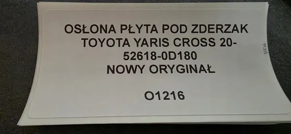Framstötfångarplåt Toyota Yaris Cross 2020-2025 image 8