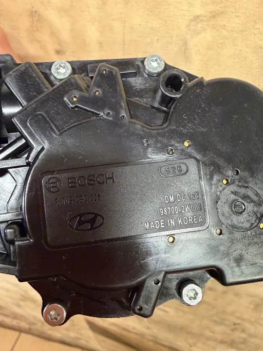 Bakre vindrutetorkarmotor OEM 987002W000 Hyundai Santa Fe image 7