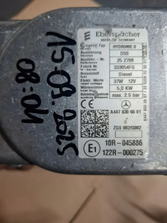 Aquecedor Webasto OEM A4478300561 - Peça Mercedes usada image 6