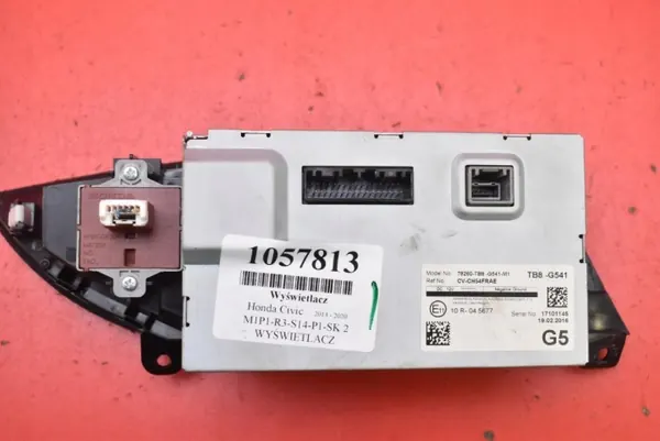 Écran OEM 78260-TB8-G541-M pour Honda Civic 9 IX image 6