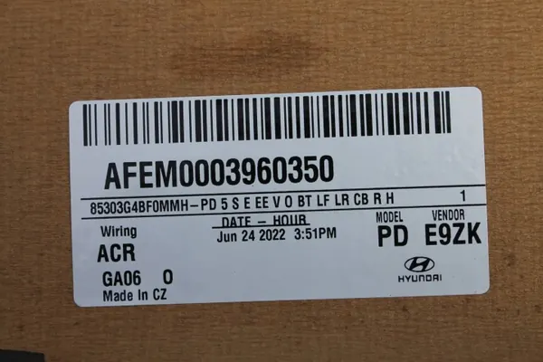 Katonkahva OEM 85303G4BF0I30 Hyundai i30 III:lle image 6