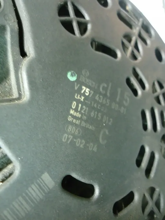 PEUGEOT MINI 1.6VTI Vaihtovirtageneraattori V757436580 image 7