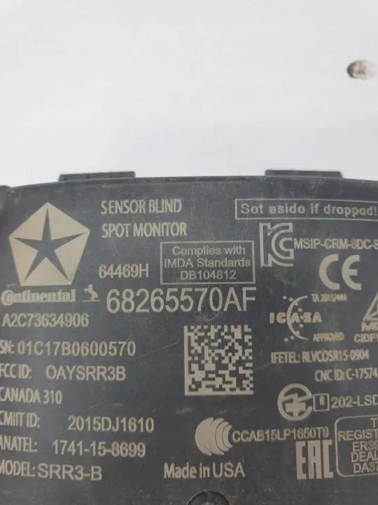 Module OEM 68265570AF de surveillance d'angle mort Dodge Durango image 3