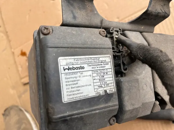 Chauffage auxiliaire Webasto 66724A12V pour Mazda MPV 2003-2006 image 5