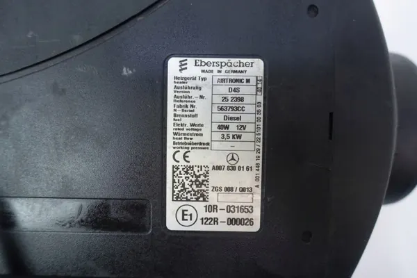 Webasto parkeerstandverwarming OEM A0078300161 Mercedes image 8