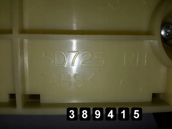 Module de contrôle climatique Toyota Prius 2011 rhd 75d725 image 4