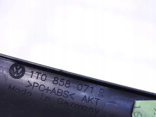Cache Cadre Console VW Touran OEM 1T0858071R image 5