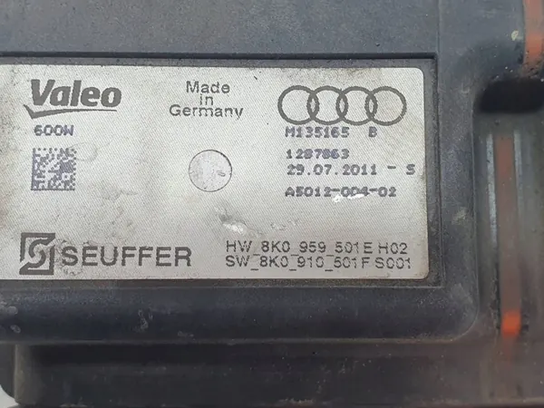 OEM 8K0959501E Fläktstyrningsmodul Audi Q5 8R image 5