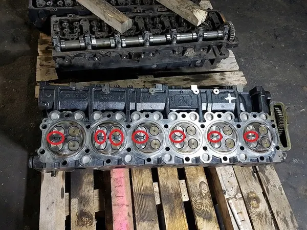 Culasse de moteur MAN TGX TGS Euro 6 D2676 image 5