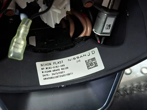 Volante Couro OEM S25165653 com Pás Nissan image 7