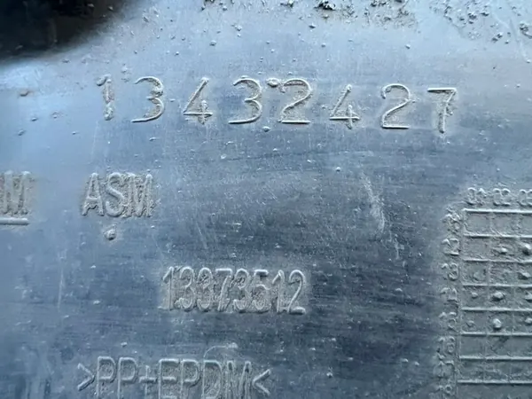 OPEL ASTRA 4 IV J 09-15 Right Front Wheel Arch 13373512 image 3