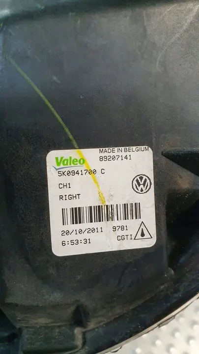 Farol dianteiro direito VW GOLF VI GTI GTD image 5