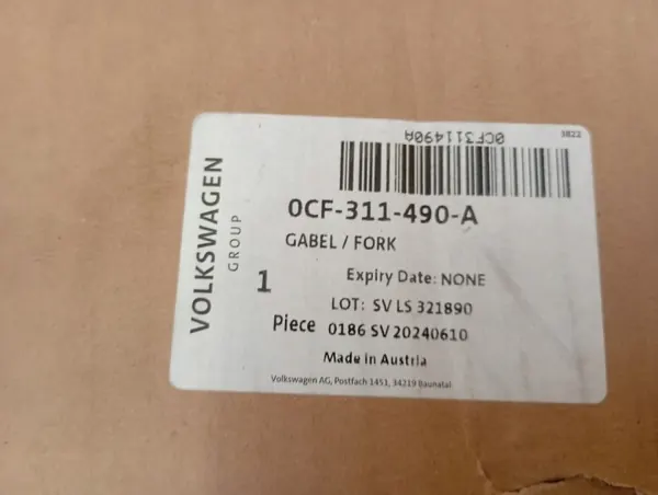 OEM 0CF311490A Conjunto garfo de mudanças com guias image 4