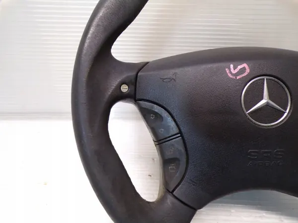 Volant + Airbag OEM Mercedes W220 W215 CL AMG Cuir image 4