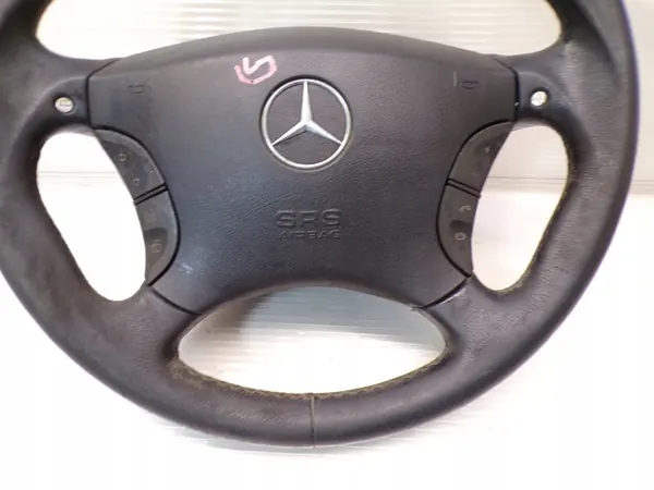 Volant + Airbag OEM Mercedes W220 W215 CL AMG Cuir image 5