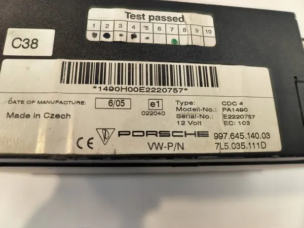 OEM 7L5035111D CD-wisselaar voor Porsche Cayenne I 9PA image 3