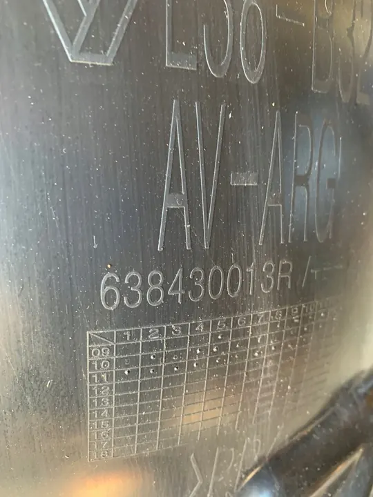 RENAULT FLUENCE LEFT FRONT FENDER 638430013R image 3