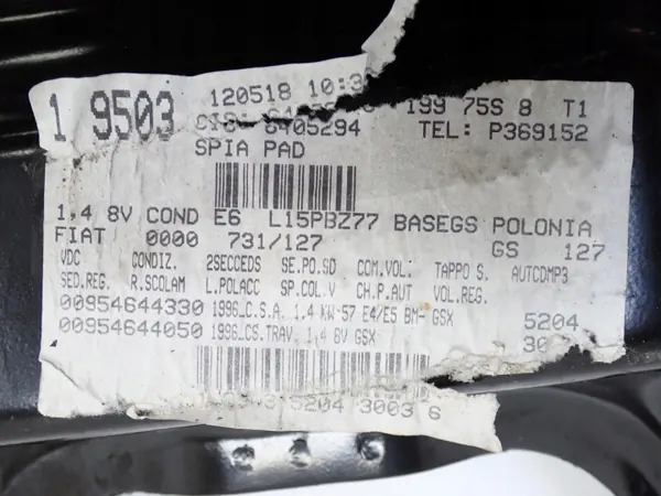 Fiat OE OEM WÓZEK SANKI KOŁYSKA ŁAWA EUROPA image 4