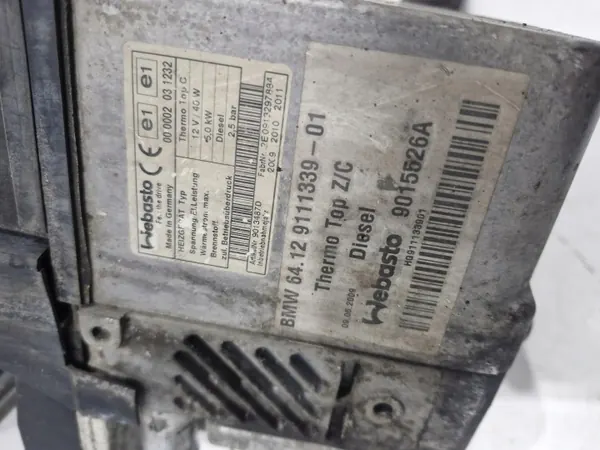 Webasto-lämmitys OEM 9111339 BMW E60/E61:lle image 4