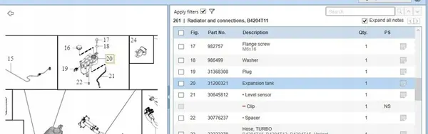VOLVO S60 V60 V70 S80 XC70 XC60 Ausgleichsbehälter image 6