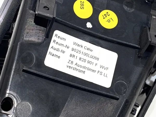 Grelha de Ventilação Frontal Esquerda Audi Q5 2008-2017 8R1820901F image 5