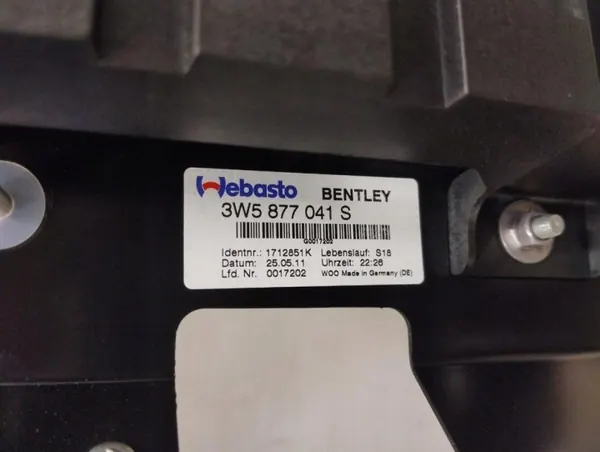 Bentley OE schuifdak OEM 3W5877041S Gebruikt image 9