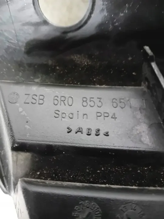 Volkswagen Polo V 6R Grille 6R0853651T image 5