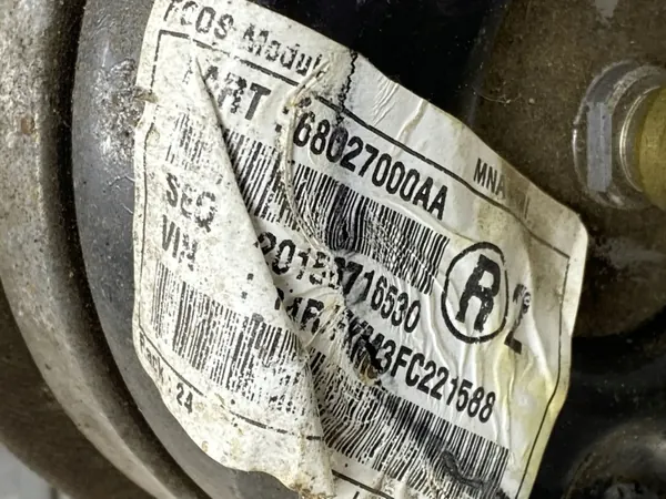 Amortecedor pneumático esquerdo OEM 68231889 AA Jeep OE image 3