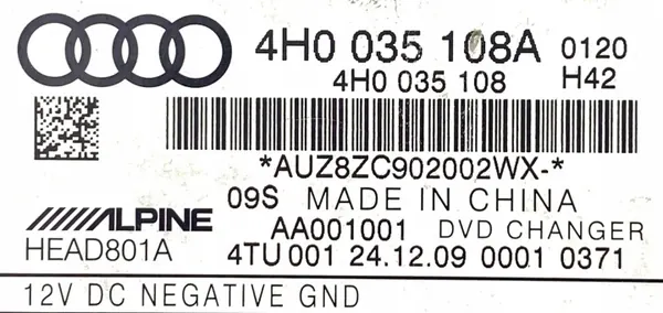 OEM 4H0035108A CD-Wechsler für Audi A8 S8 VW Touareg image 5